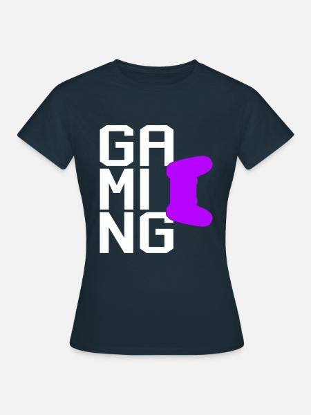 Gaming - Frauen T-Shirt - Navy