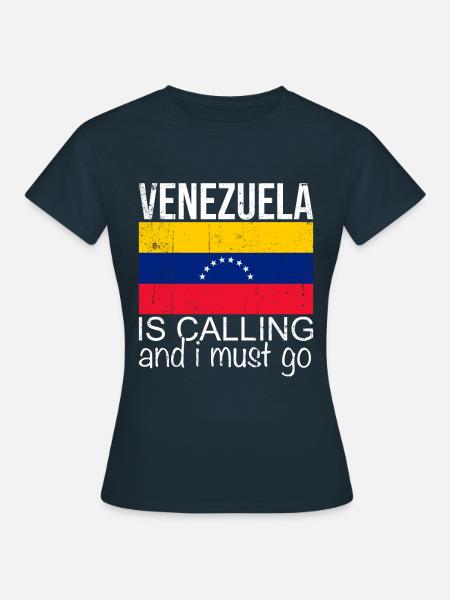 Venezuela Spruch - Frauen T-Shirt - Navy