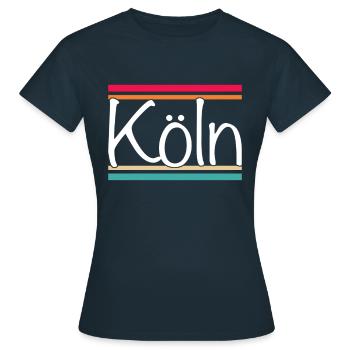 Cologne - T-shirt Femme - marine - Devant - AI Model Female 172 dark (172cm)