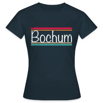 Bochum - T-shirt Femme - marine - Devant - AI Model Female 172 dark (172cm)