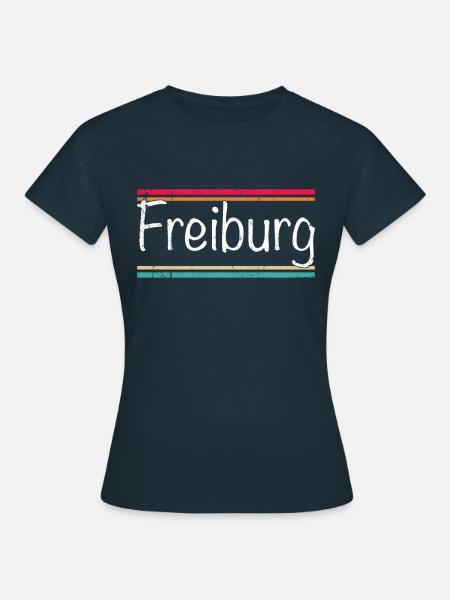 Freiburg - Frauen T-Shirt - Navy