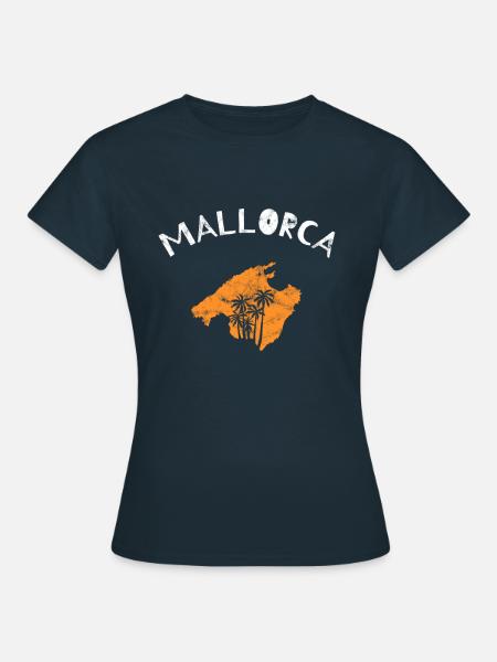 Mallorca - Frauen T-Shirt - Navy