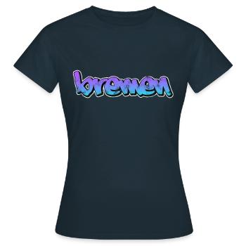 Brême - T-shirt Femme - marine - Devant - AI Model Female 172 dark (172cm)