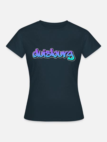 duisburg - Frauen T-Shirt - Navy
