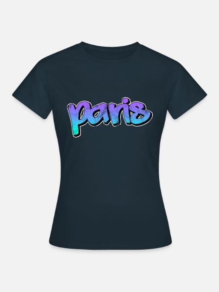 Paris - Frauen T-Shirt - Navy