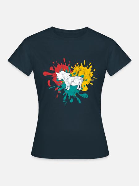 Schaf - Frauen T-Shirt - Navy