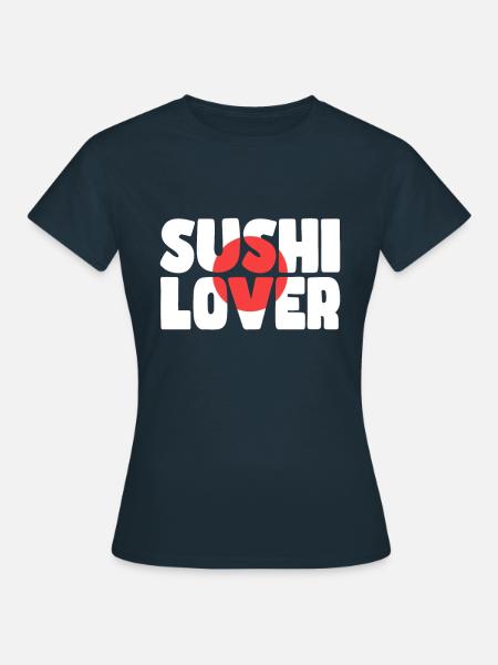 Sushi Liebhaber - Frauen T-Shirt - Navy