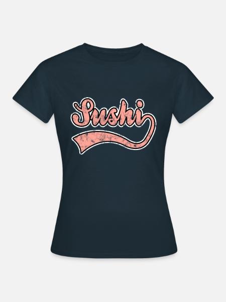 Sushi Liebhaber - Frauen T-Shirt - Navy
