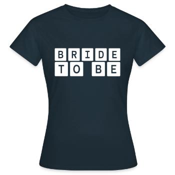 Fête de mariage - T-shirt Femme - marine - Devant - AI Model Female 172 dark (172cm)