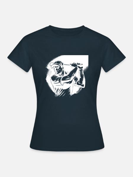 Golf Golfer - Frauen T-Shirt - Navy