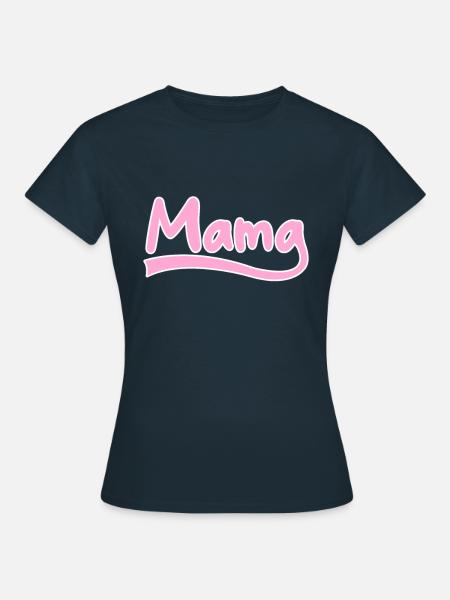Mama Schriftzug - Frauen T-Shirt - Navy