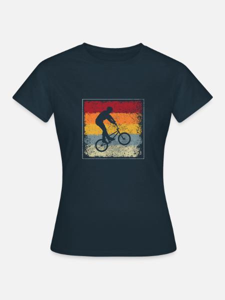 BMX Retro - Frauen T-Shirt - Navy