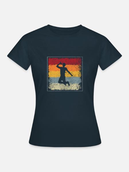 Sänger Retro - Frauen T-Shirt - Navy