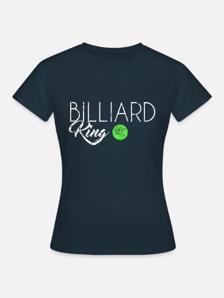 Billiard King - Frauen T-Shirt - Navy