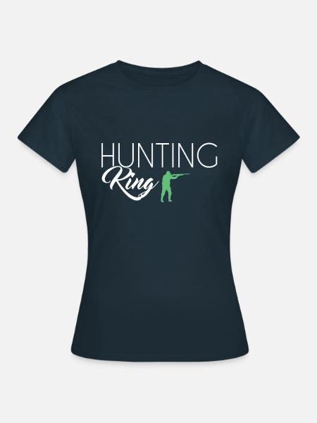 Hunting King - Frauen T-Shirt - Navy