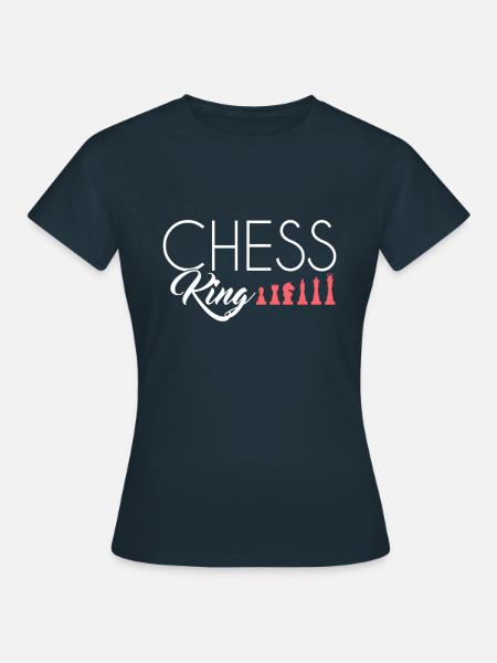Chess King - Frauen T-Shirt - Navy