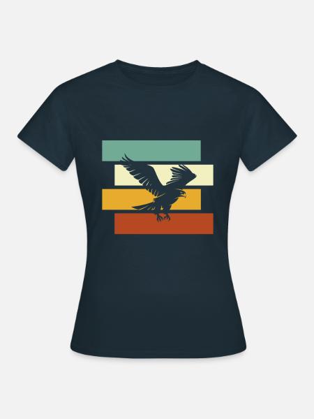 Adler Retro - Frauen T-Shirt - Navy