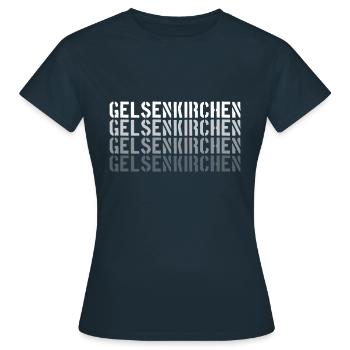 Gelsenkirchen - T-shirt Femme - marine - Devant - AI Model Female 172 dark (172cm)
