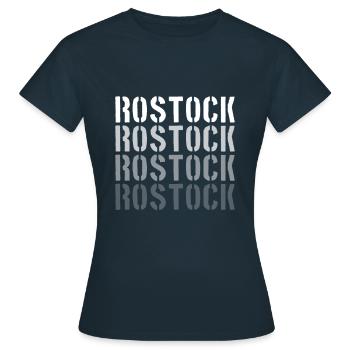 Rostock - T-shirt Femme - marine - Devant - AI Model Female 172 dark (172cm)