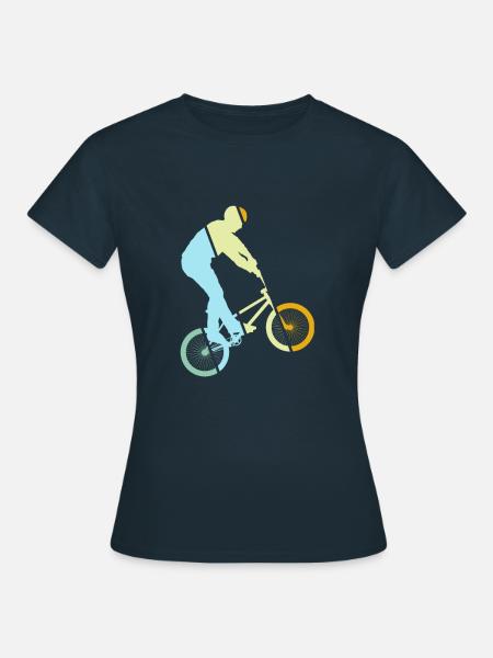 BMX Retro - Frauen T-Shirt - Navy