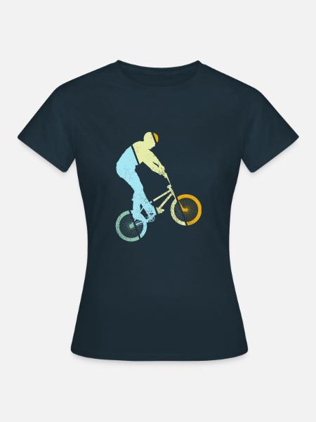 BMX Retro - Frauen T-Shirt - Navy