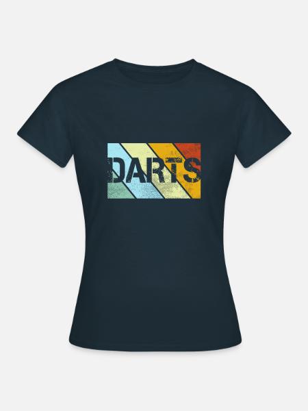 Darts Retro - Frauen T-Shirt - Navy