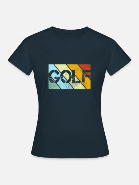 Golf Retro - Frauen T-Shirt - Navy