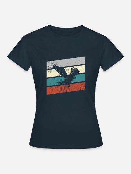 Adler Retro - Frauen T-Shirt - Navy