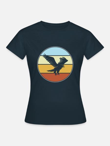 Adler Retro - Frauen T-Shirt - Navy