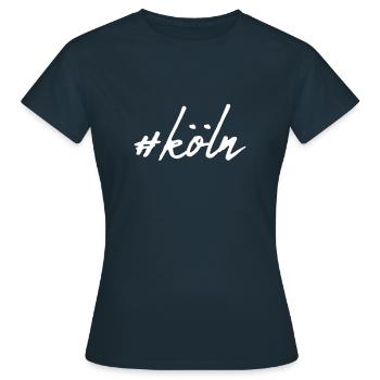 Cologne - T-shirt Femme - marine - Devant - AI Model Female 172 dark (172cm)