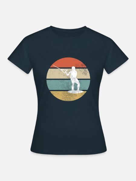Wakeboarding Retro - Frauen T-Shirt - Navy