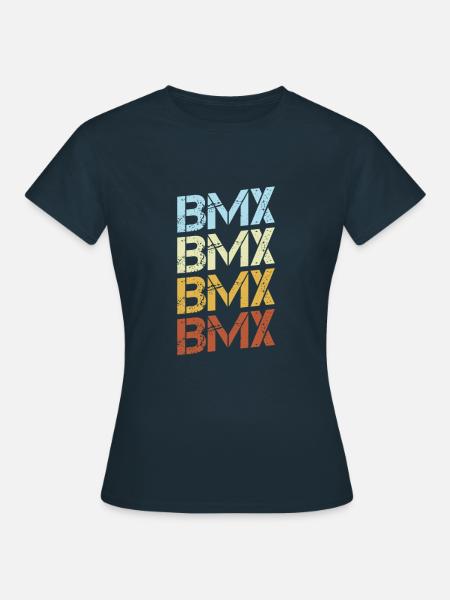 BMX Retro - Frauen T-Shirt - Navy