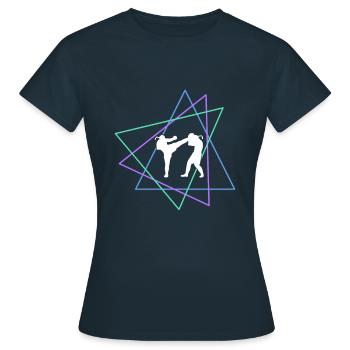 Arts martiaux - T-shirt Femme - marine - Devant - AI Model Female 172 dark (172cm)