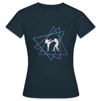 Arts martiaux - T-shirt Femme - marine - Devant - AI Model Female 172 dark (172cm)