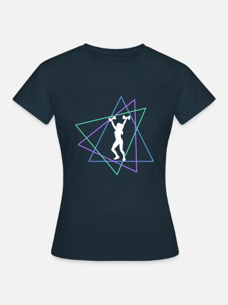 Fitness - Frauen T-Shirt - Navy