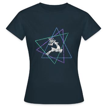 Élan - T-shirt Femme - marine - Devant - AI Model Female 172 dark (172cm)