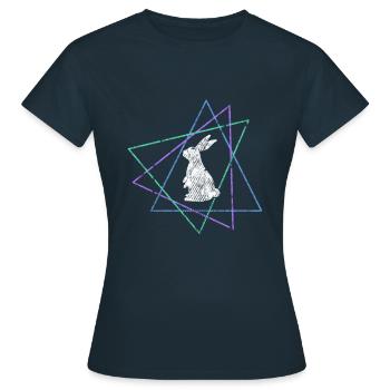 Lièvre - T-shirt Femme - marine - Devant - AI Model Female 172 dark (172cm)