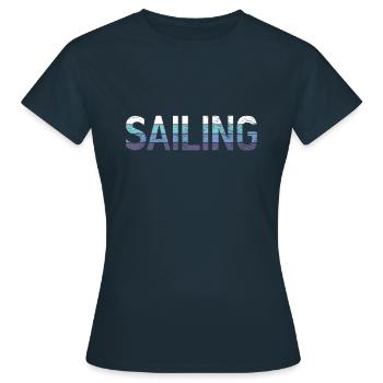 Navigation - T-shirt Femme - marine - Devant - AI Model Female 172 dark (172cm)