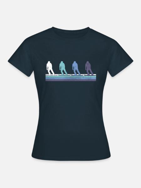 Snowboarding - Frauen T-Shirt - Navy