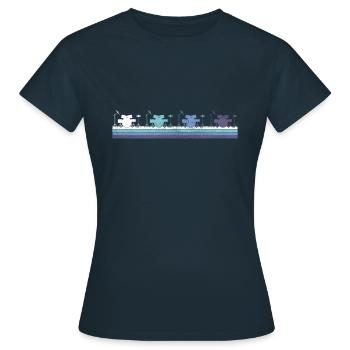 Percussion - Women's T-Shirt - navy - Front - AI Model Female 172 dark (172cm)