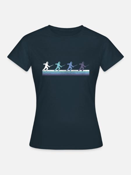 Escrime - T-shirt Femme - marine
