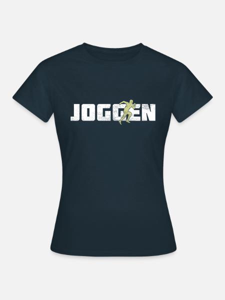 Joggen - Frauen T-Shirt - Navy