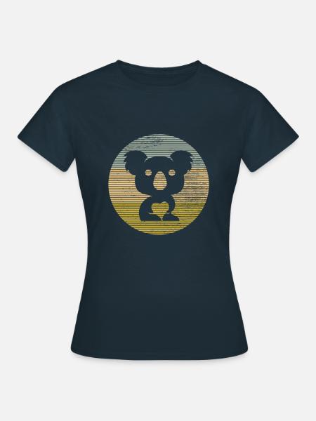 Koala - Frauen T-Shirt - Navy
