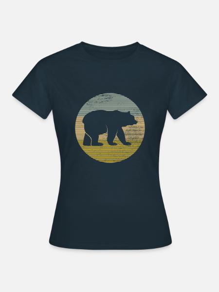 Bär - Frauen T-Shirt - Navy