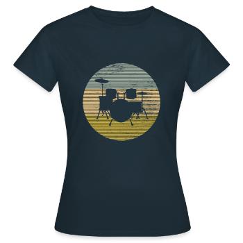 Percussion - Women's T-Shirt - navy - Front - AI Model Female 172 dark (172cm)