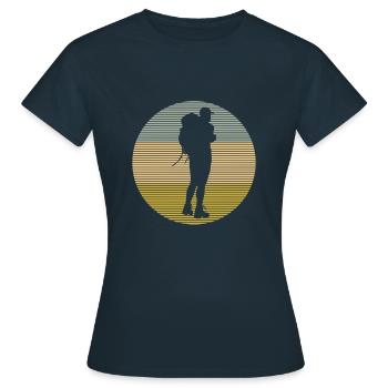 Alpinisme - T-shirt Femme - marine - Devant - AI Model Female 172 dark (172cm)