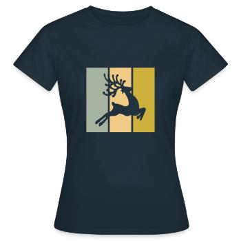 Élan - T-shirt Femme - marine - Devant - AI Model Female 172 dark (172cm)