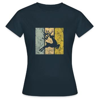 Élan - T-shirt Femme - marine - Devant - AI Model Female 172 dark (172cm)