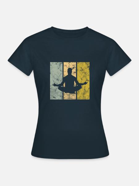 Meditation - Frauen T-Shirt - Navy