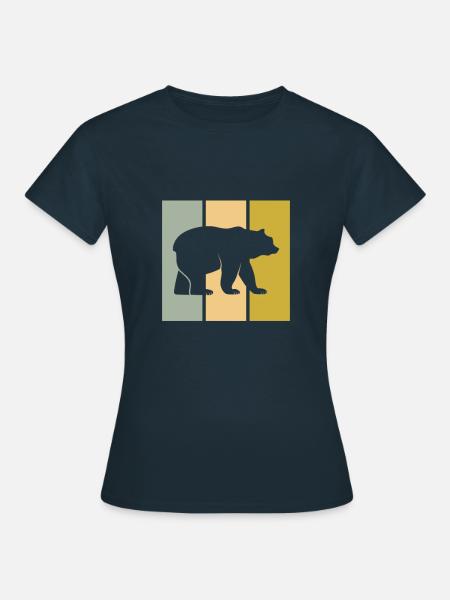 Bär - Frauen T-Shirt - Navy